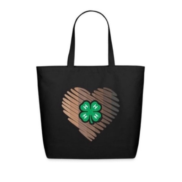 4-H 🍀 Clover Logo Eco-Bag Tote - Picture 1 of 7